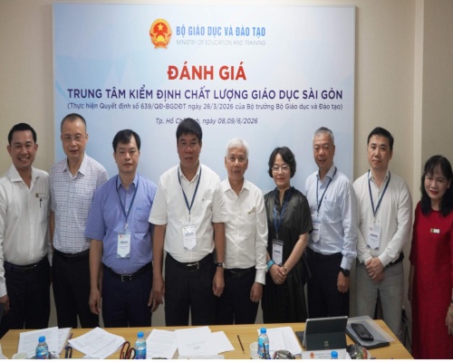 Trung tâm Kiểm định chất lượng giáo dục Sài Gòn được Bộ Giáo dục và Đào tạo đánh giá đạt mức cao nhất